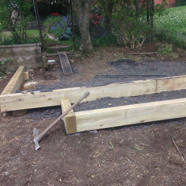 Landscaping Before